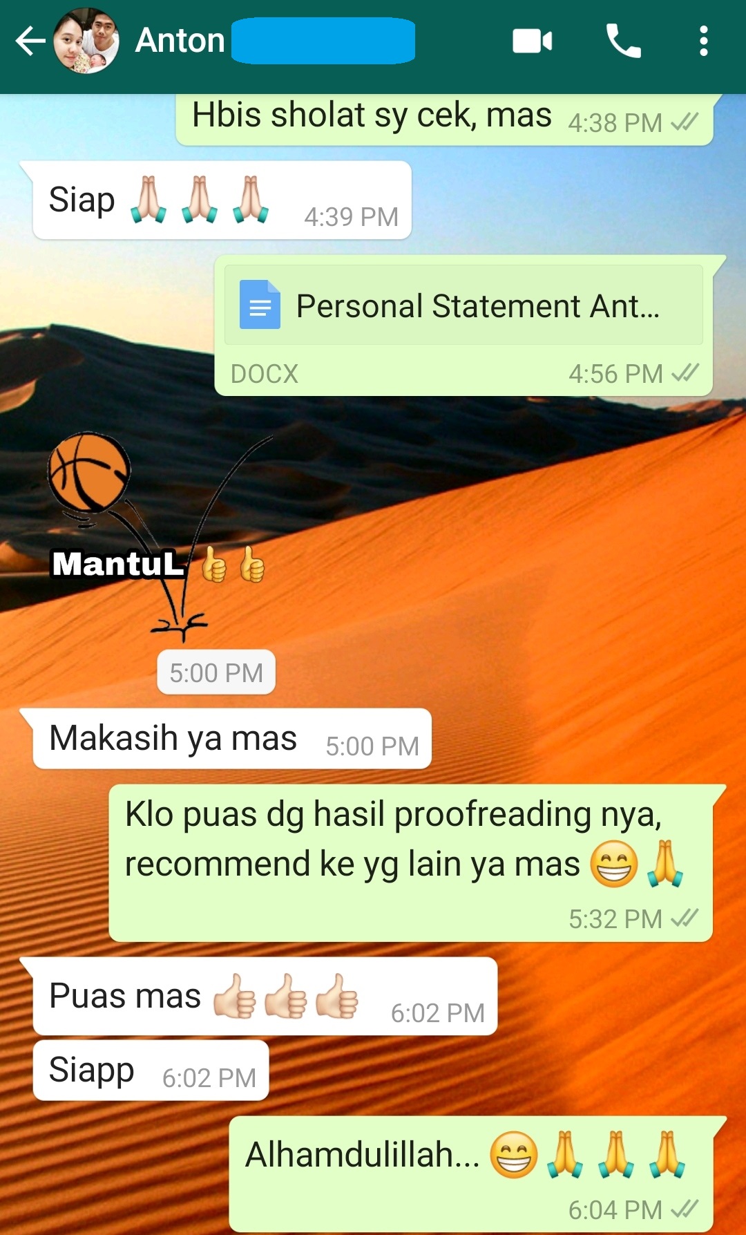 Testimoni Proofread 2