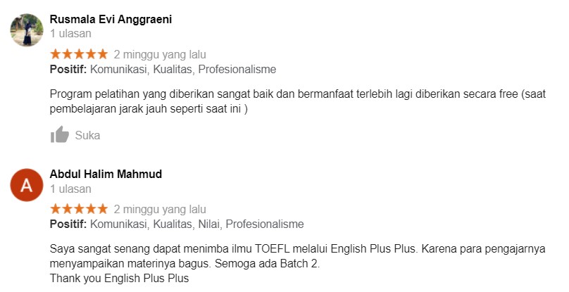 Rumah TOEFL (Testimoni 1)