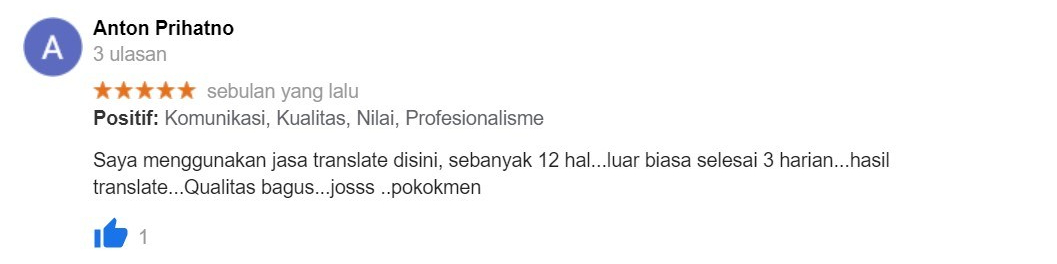 Testimoni Translate 2