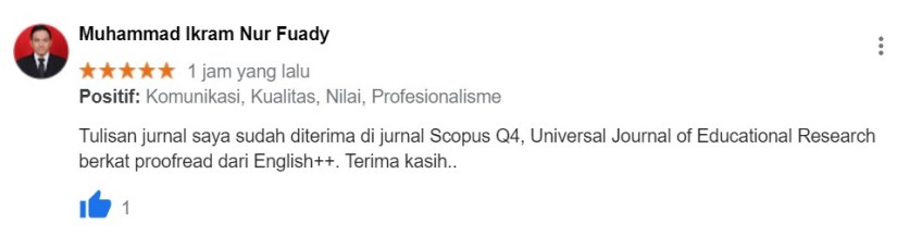 Testimoni Jasa Proofread 15