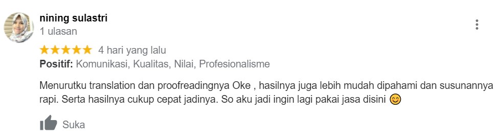 Testimoni Jasa Translate 11