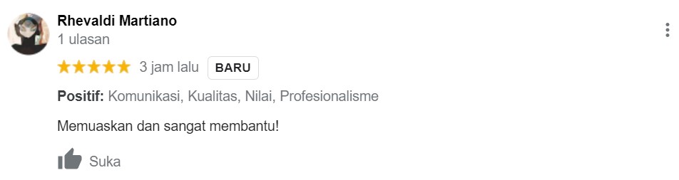 Testimoni Jasa Cover Letter 11