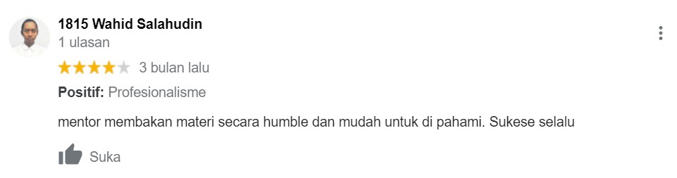 Testimoni Kursus TOEFL 6