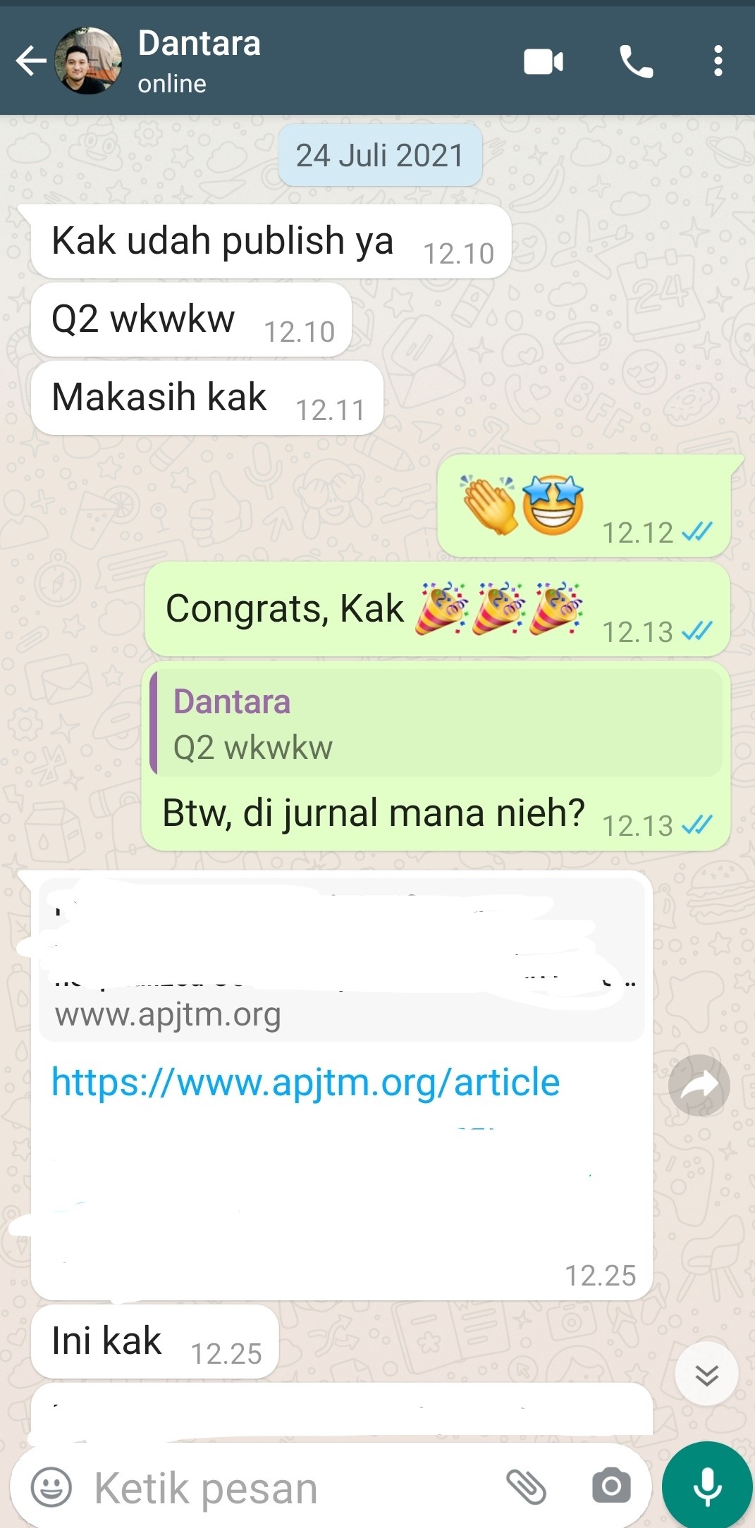 Testimoni Jasa Proofread 5