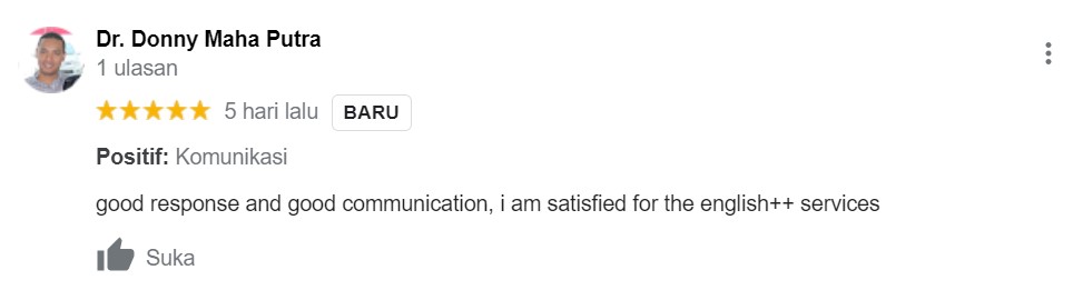 Testimoni Jasa Translate 24