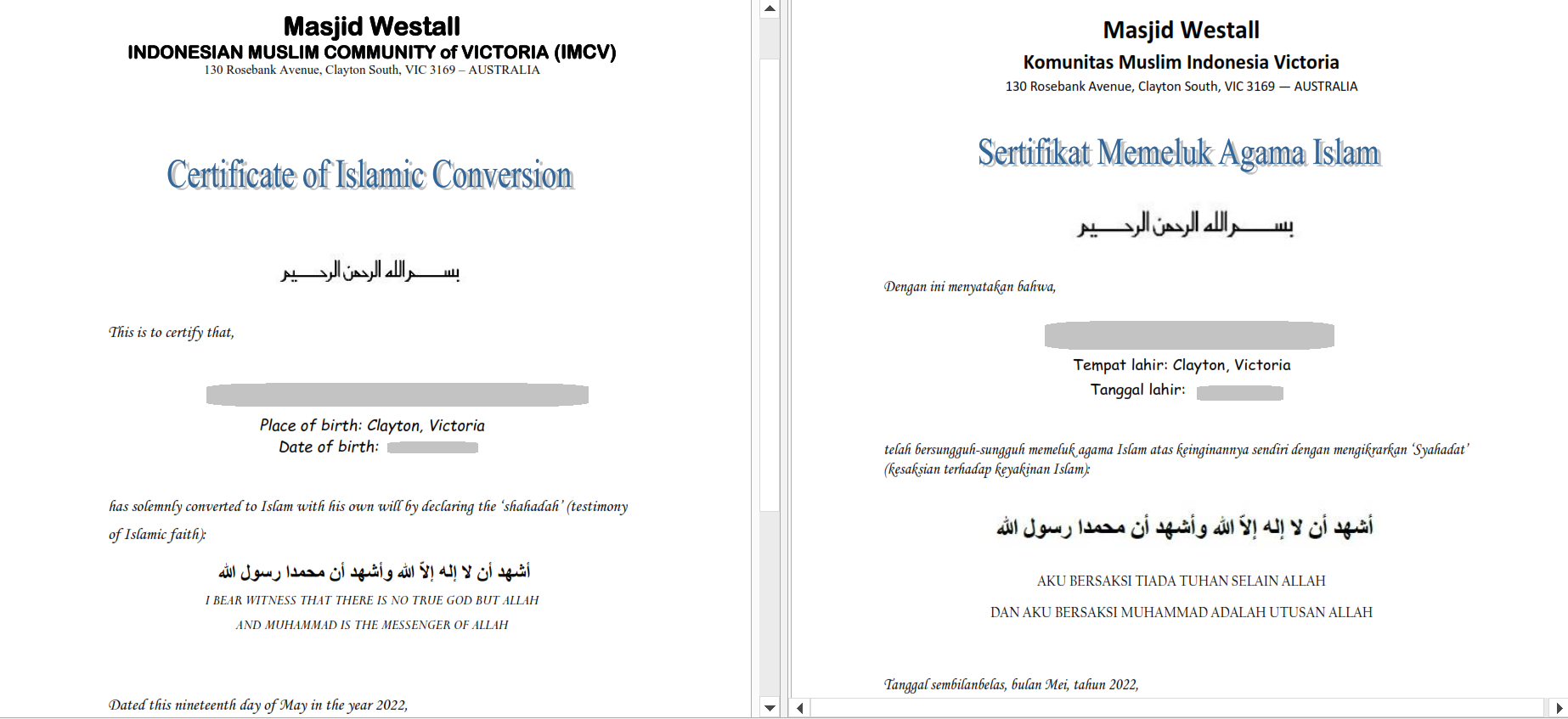 Contoh Translate Dokumen Legal 1