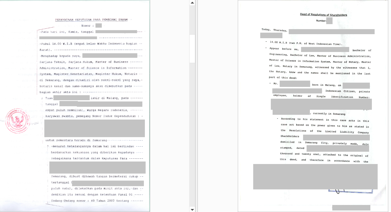 Contoh Translate Dokumen Legal 3