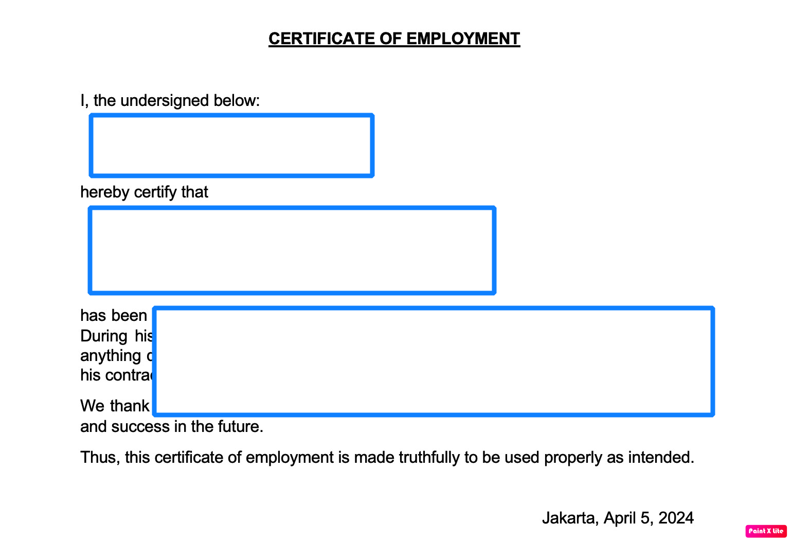 ENGLISH++ - Jasa pembuatan surat resmi